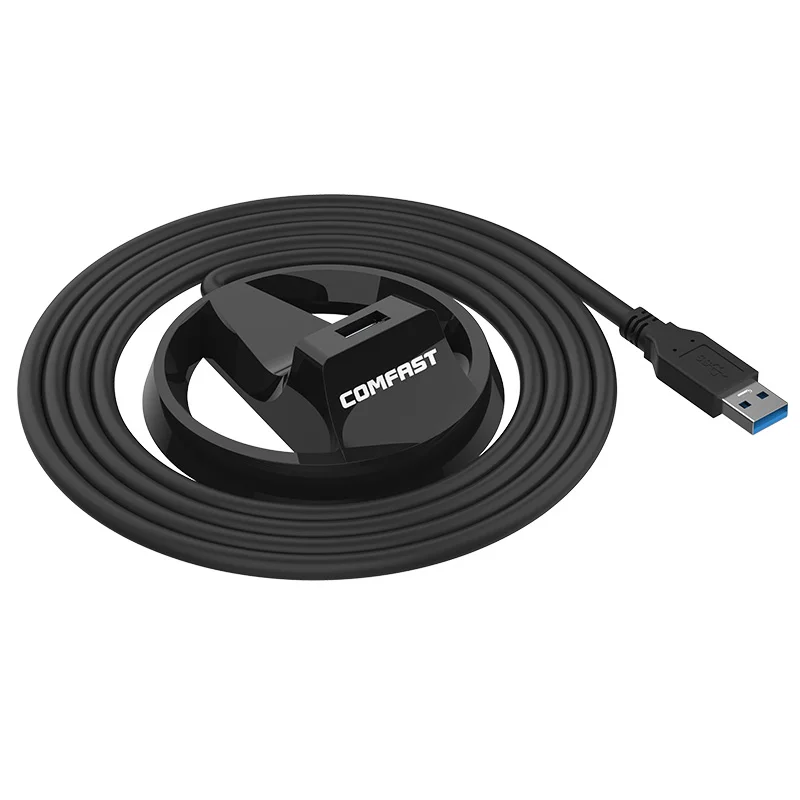 COMFAST USB Wifi адаптер 1900 Мбит/с 2,4 ГГц и 5,8 ГГц двухдиапазонный wifi ключ подключи и играй AC сетевая карта USB Wifi антенна CF-939AC
