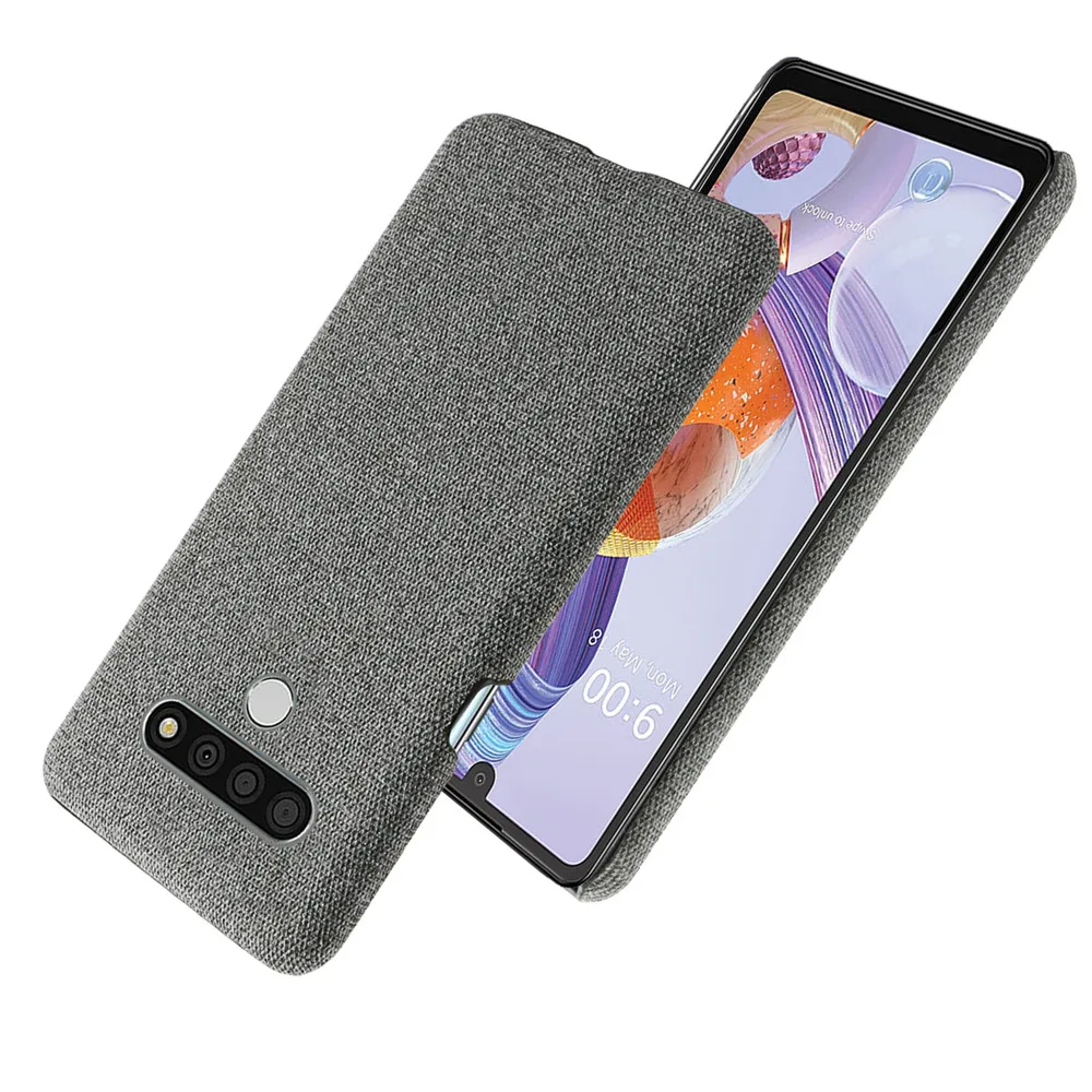 

Anti-slip Ultra Thin Fabric Cloth Case For LG Stylo 6 Case LMQ730TM Anti-Drop Phone Fitted Cover For LG Stylo 6 6.8" LMQ730TM