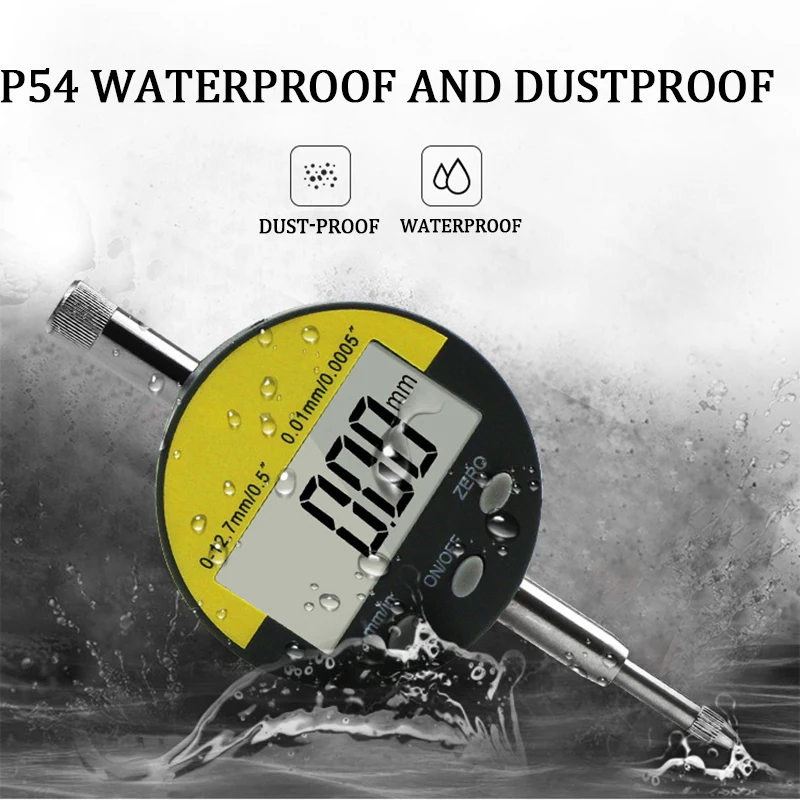 Цифровой микрометр 0 001 мм Электронный метрический/дюймовый 0-12 7 мм/25 4 индикатор |