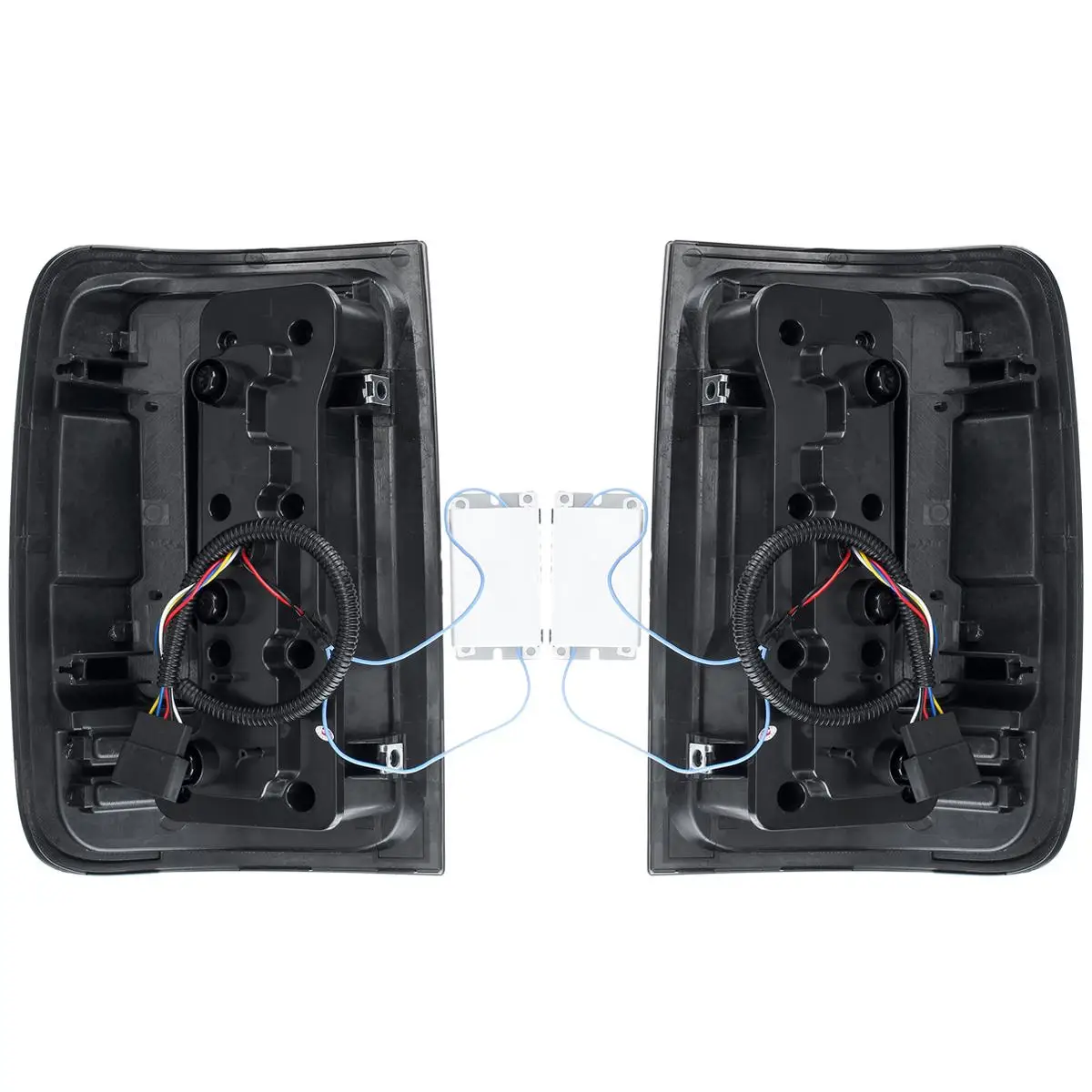 

Pair LED Fog Lights DRL Daytime Running Light 3 Colors Auto Tail Lamp Fit for VW Amarok Car Pickup 2016+ 2017 2018 2019 2020