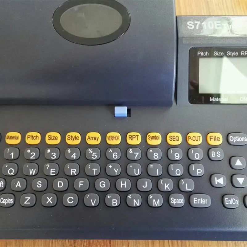 Высокое качество 2017 новые ПВХ трубки принтер с английским дисплеем английское