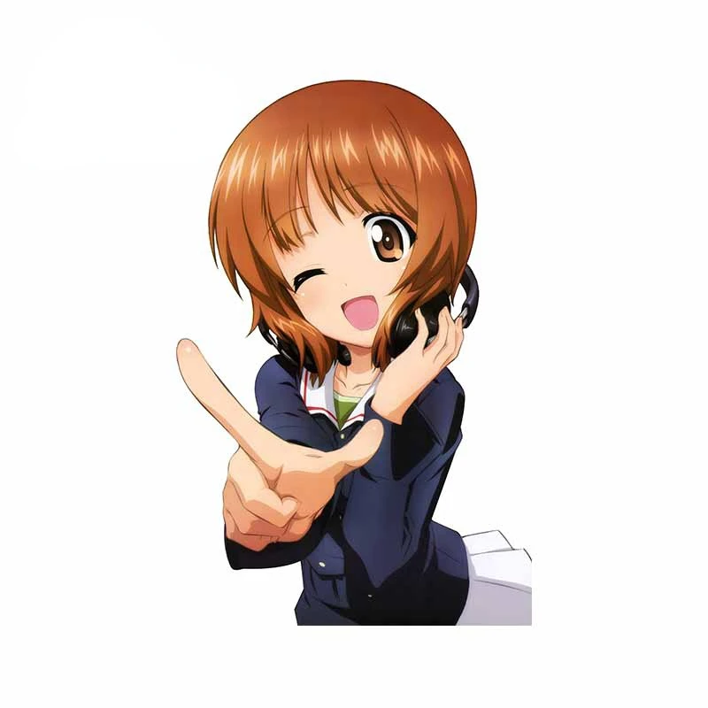 Модные популярные автомобильные наклейки Nishizumi Miho GIRLS Und PANZER индивидуальные