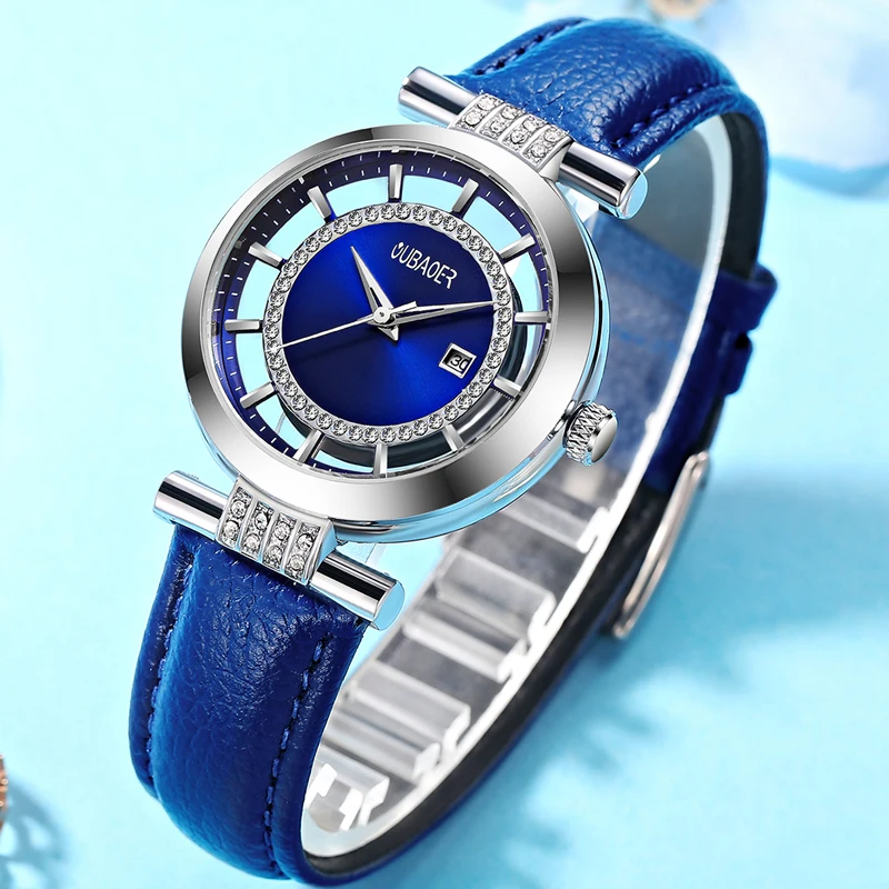 30 м Водонепроницаемые Montre Femme 2020 Oubaoer Роскошные Брендовые женские японские