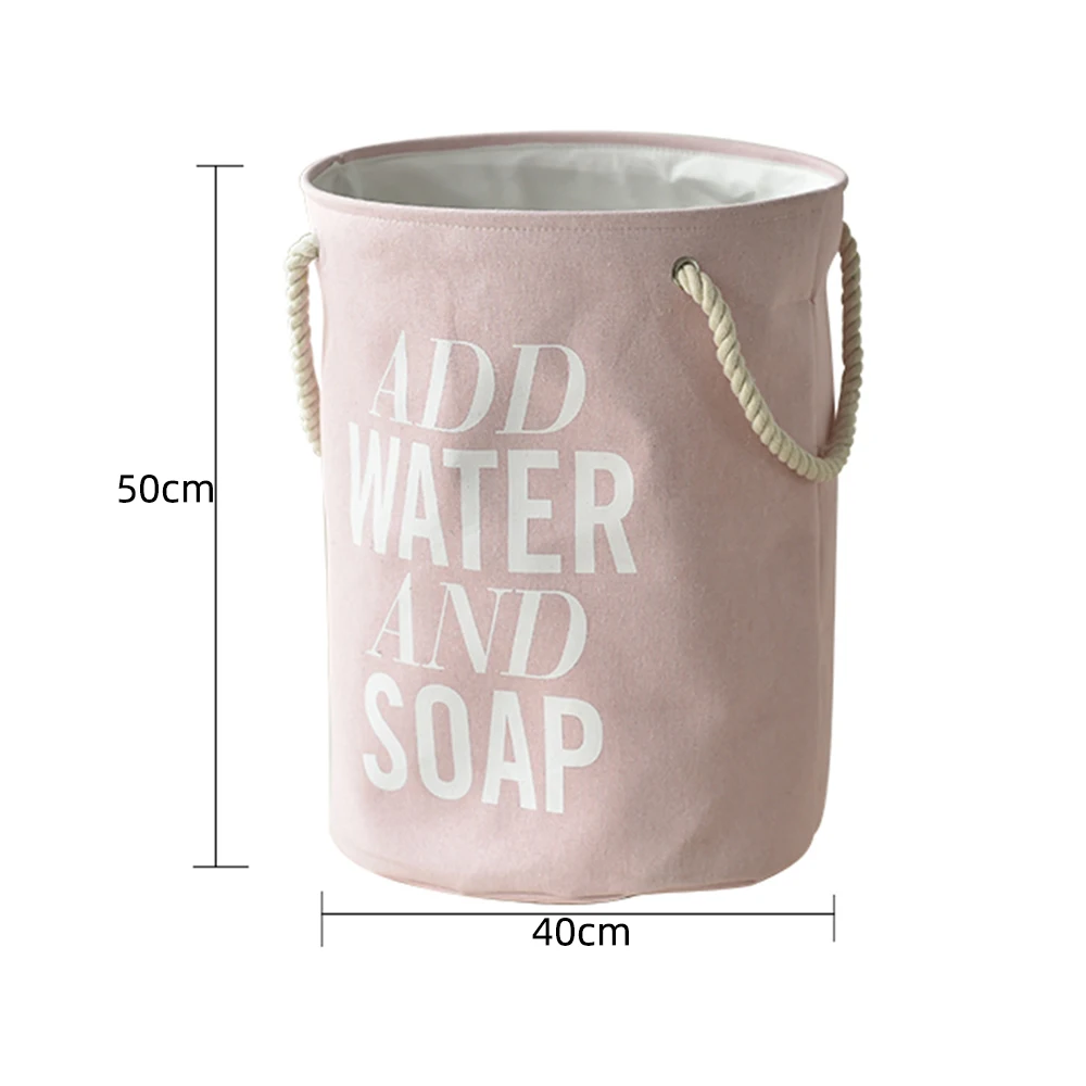 Корзина для белья из ЭВА с двумя тканевыми ручками водонепроницаемая складная