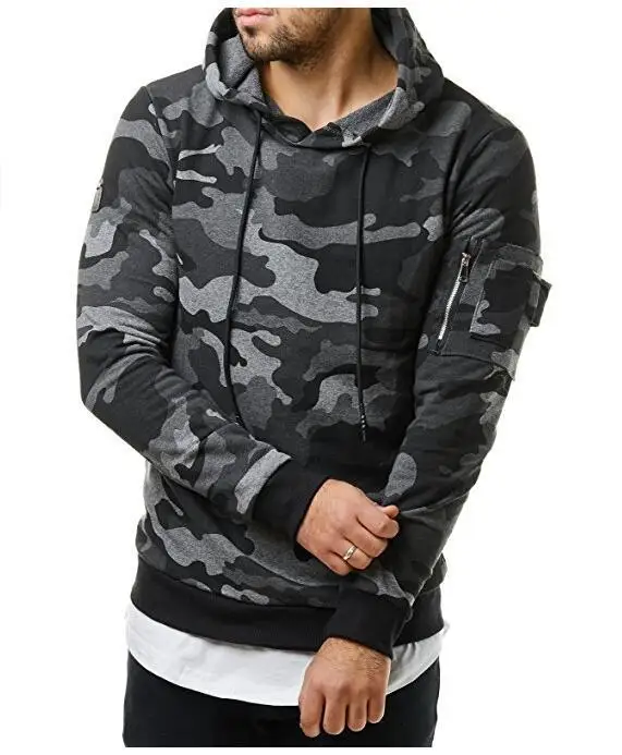 

New Men Hoodies Gyms Sweatshirt Long Sleeve Cotton Bodybuilding camouflage Hoodie Sportwear Fitness Spring autumn clothes