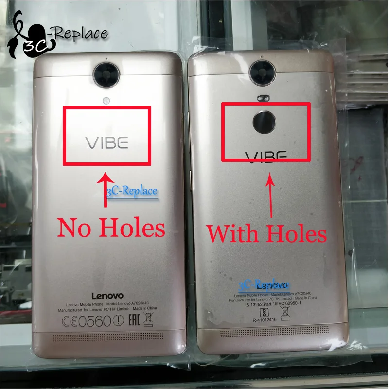 Для lenovo K5 Примечание K52t38 k52e78 A7020a48 A7020 задняя Батарея крышка дверца батарейного Корпус чехол сзади Стекло с камерой Стекло