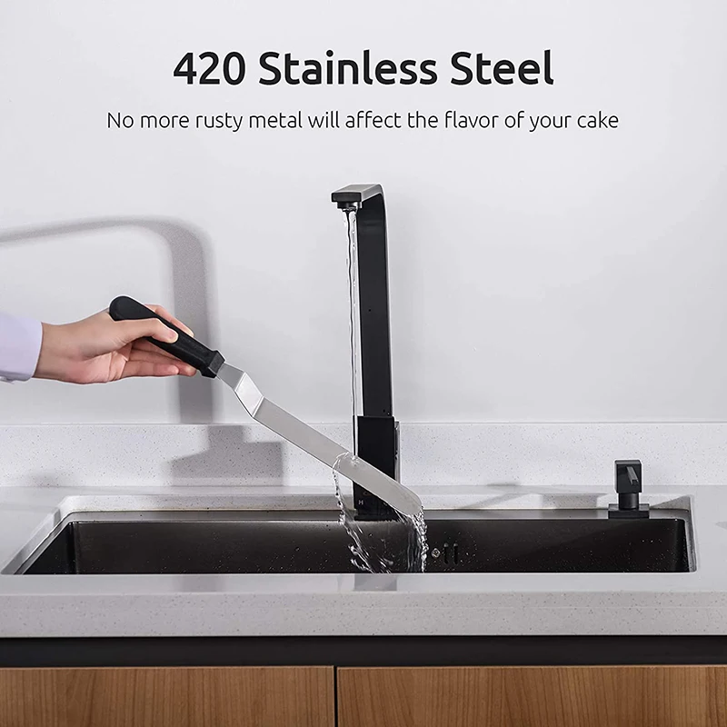 Инструменты для украшения тортов шпатель выпечки торта сливочного крема нож