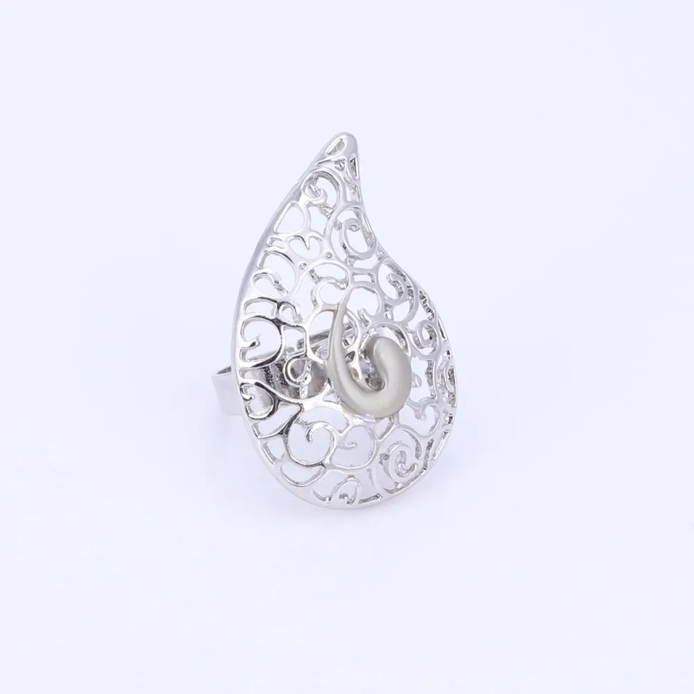 Свадебные ювелирные наборы из африканских бусин для женщин серебряного цвета с