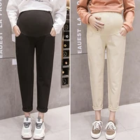 all match pregnancy wear clothing cotton maternity pants clothes causal trousers for pregnant women harem pants long trousers