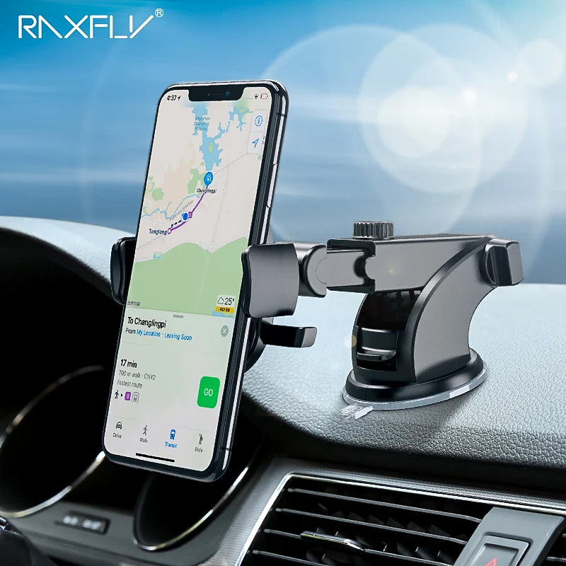 Универсальный автомобильный держатель для телефона RAXFLY для iPhone 7 X XR 11 Pro Max 360 Вращающийся держатель для телефона для вашего мобильного телефона, автомобильные держатели