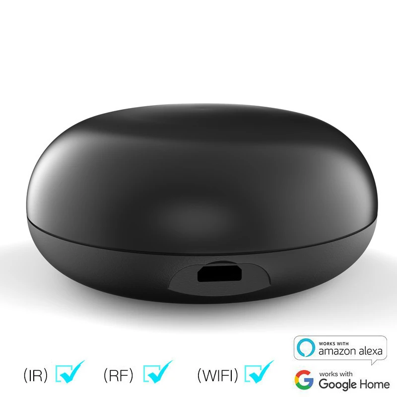 

Smart Wireless WiFi-IR Remote Controller Tuya/Smart Life APP WiFi Infrared Remote Controller Air Conditioner TV For Alexa/Echo