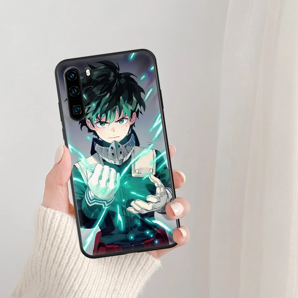 

My Hero Academia Phone Case For Huawei P Mate Smart 10 20 30 40 Lite Z 2019 Pro black Funda Silicone Waterproof Soft Coque
