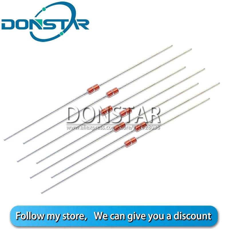 20PCS Thermal Resistor NTC MF58 3950 B 5% 1K 2K 5K 10K 20K 50K 100K 200K 500K 1M 1/2/5/10/20/50/100/K Ohm R Thermistor Sensor |