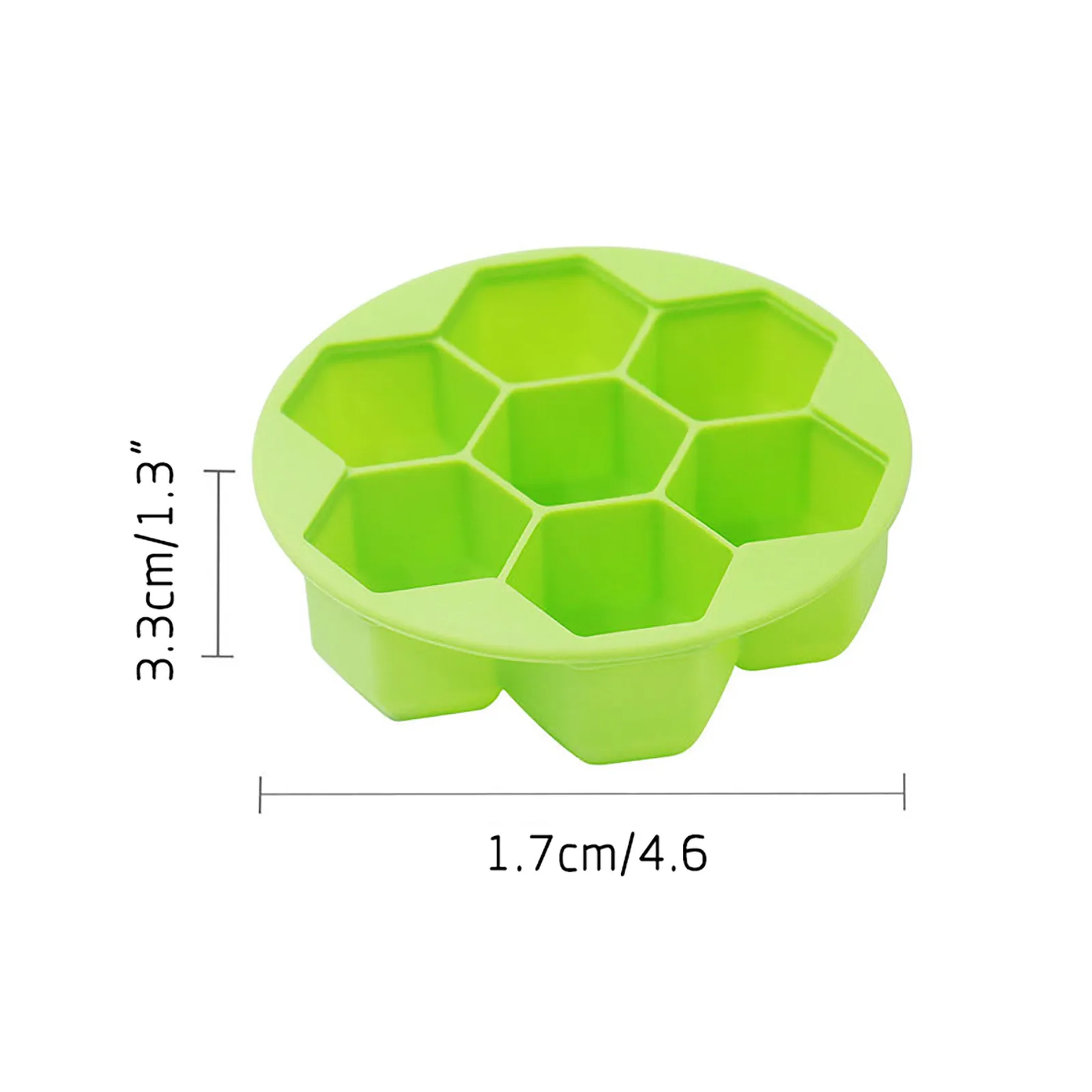 

3PC Creative honeycomb ice cake chocolate candy jelly mold Ice Tray Flexible Silicone Mold Silicone Cocktail And Whiskey DIY