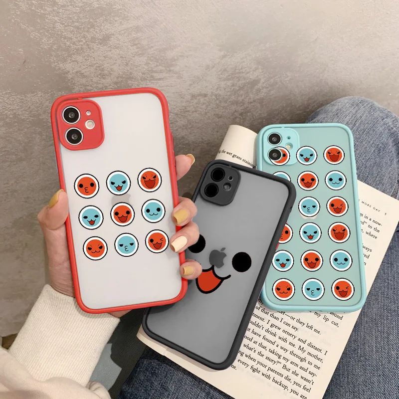 

Taiko No Tatsujin Phone Cases For iphone 11 12 13 Pro Max X XS Max XR SE 2020 6s 7 8 Plus Hard Matte Shockproof Back Cover Funda