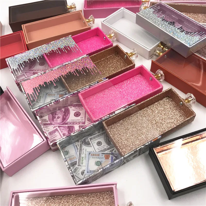 Новые коробки для упаковки ресниц дизайн 3d искусственные норковые натуральные