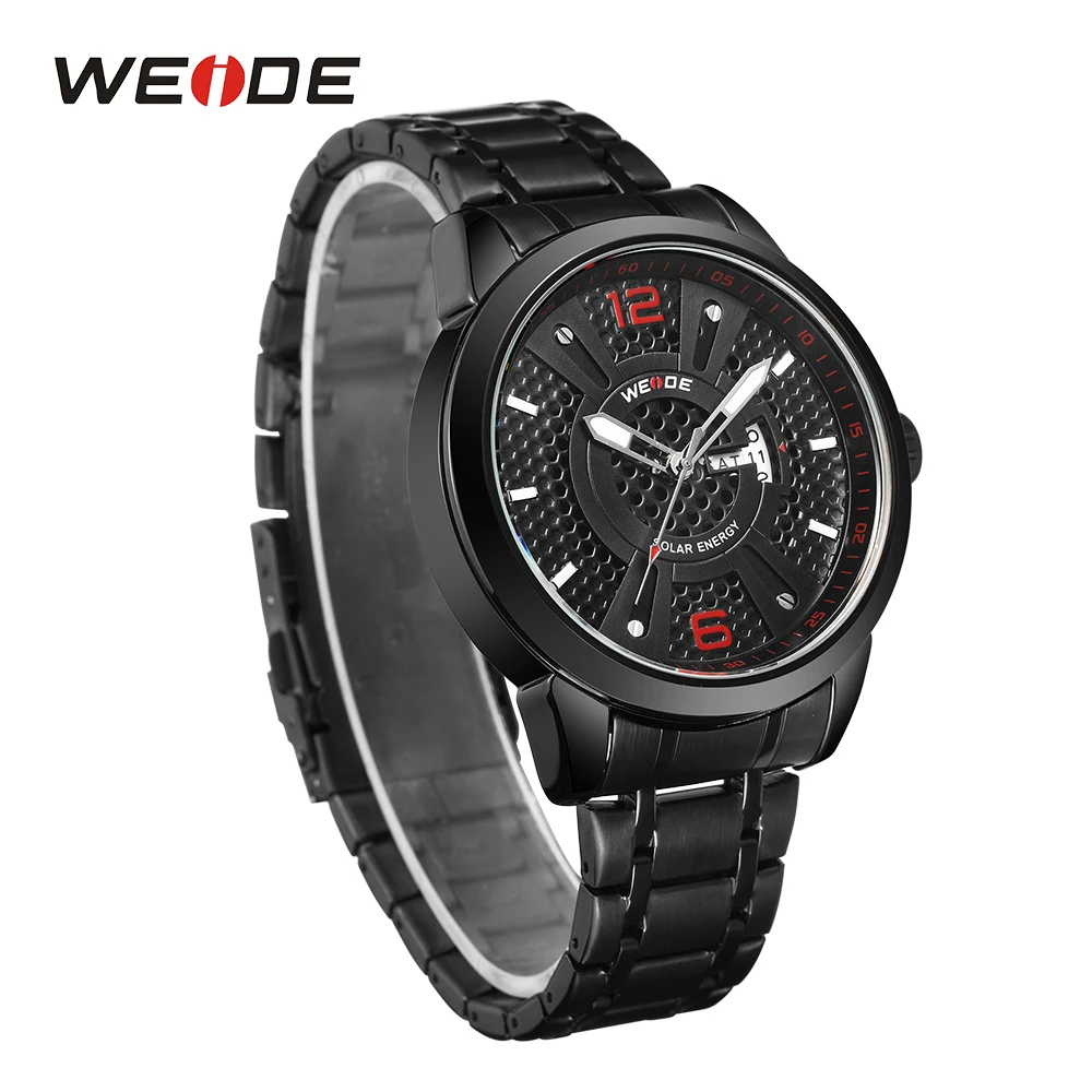 WEIDE кварцевые солнечные деловые повседневные Роскошные брендовые устойчивые