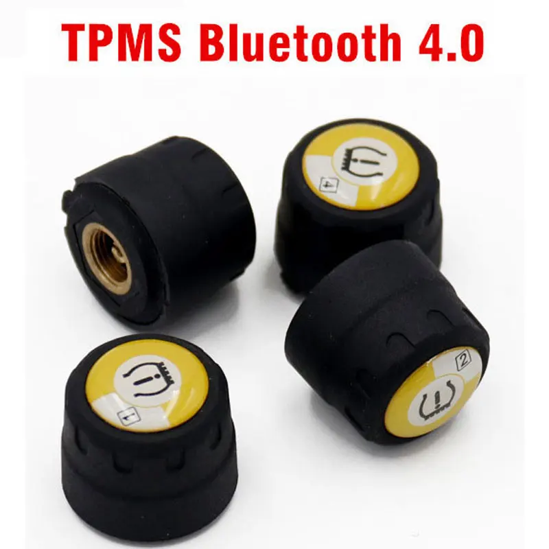 

Умная автомобильная система контроля давления в шинах с поддержкой Bluetooth 4,0 и 4 внешними датчиками