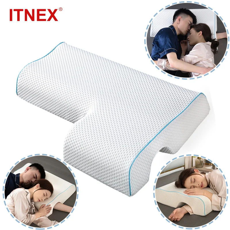 

Couple Pillow Hand Pillow Slow Rebound Memory Pressure Pillow Anti-Hand Paralysis Pillow Duet Protection Cervical Pillow