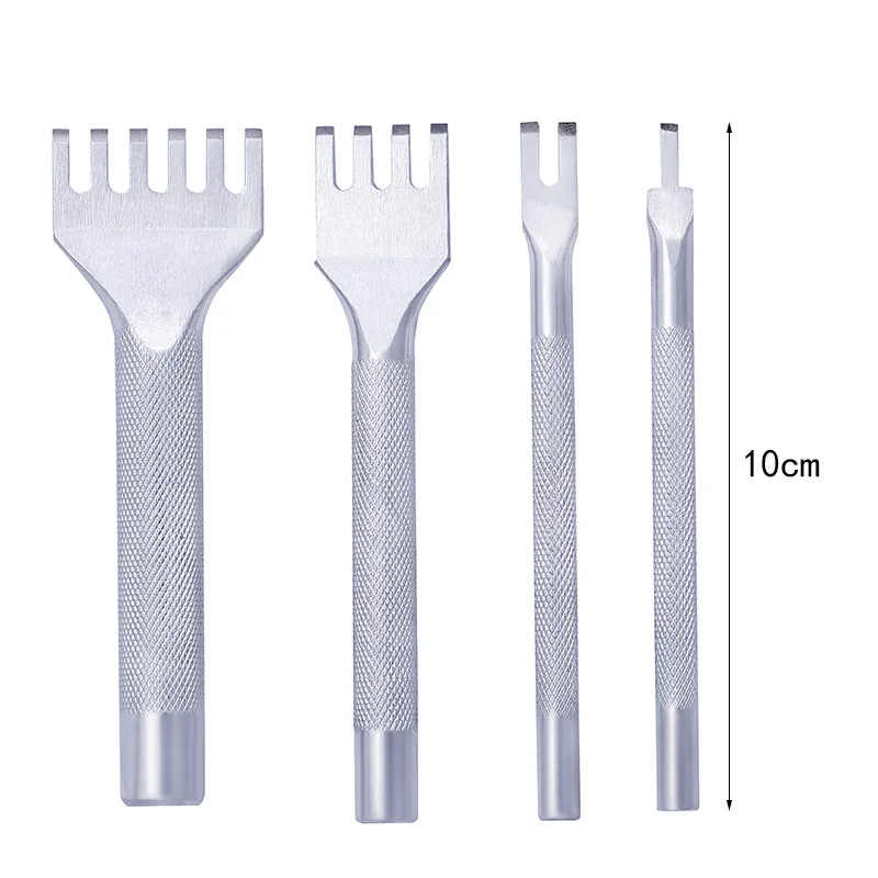 Jiwuo Leather Hole Punches Tool 1/2/4/6 Prong Lacing Hand-stitching Sewing DIY Perforate Craft Tools | Дом и сад