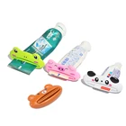 Выдавливатель для зубной пасты с изображением животных из мультфильмов, средство для очищения лица, держатель для зубной пасты, трубка для ухода за полостью рта, диспенсер для раскатывания косметики