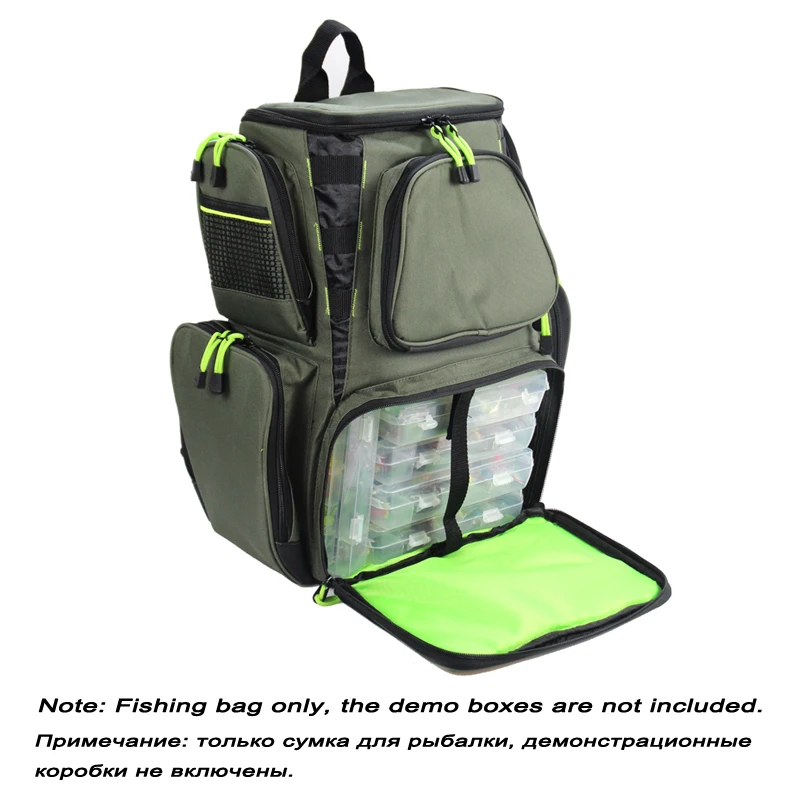 

Водонепроницаемый рюкзак для рыбалки наживка, катушка, Сумка с регулируемыми ремешками, сумка для хранения рыболовных снастей N0452