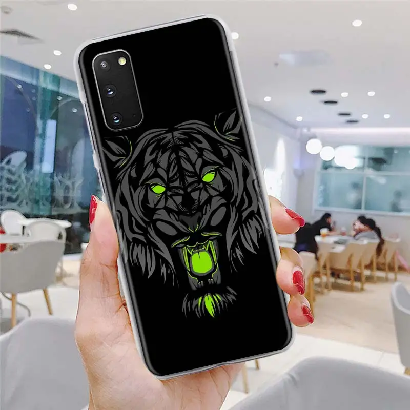 

Animal Lion Wolf Tiger Phone Case 6.5" for Samsung Galaxy S20 FE S10 Plus S21 Ultra S10e S8 S9 Plus Hard PC Cover Bumper Funda