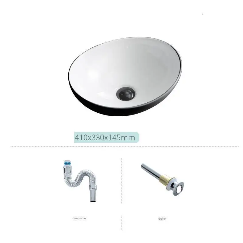 Lavatorio чаша де Appoggio Куба Para Black Umywalka Evier Lavandino Bagno Waschtisch раковина для ванной комнаты Lavabo Pia Banheiro - Цвет: MODEL Q