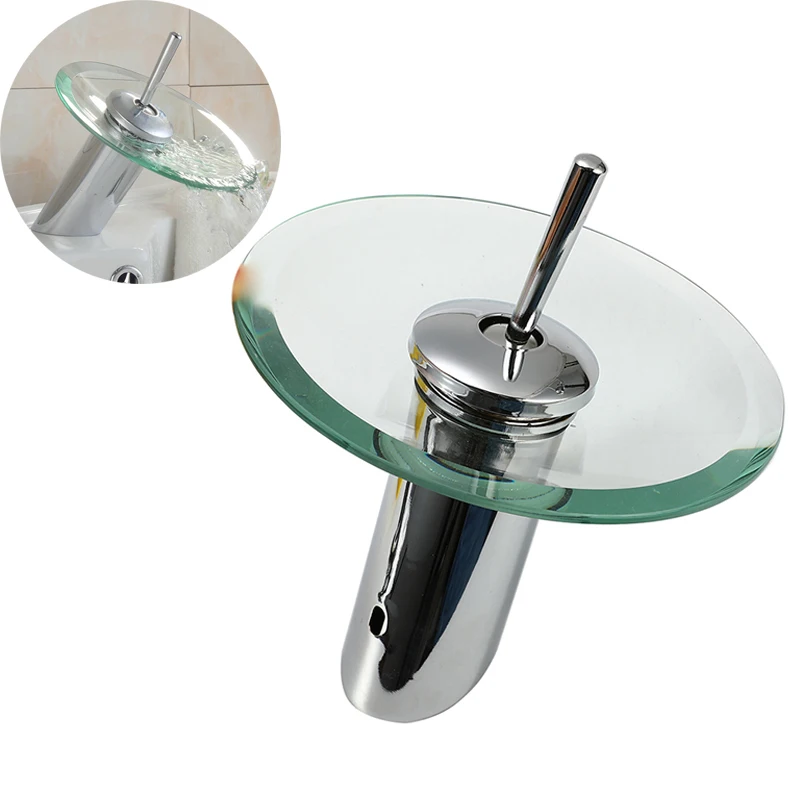 1 шт. кран для раковины Водопад Носик с отделкой хромом Смесители ванной комнаты