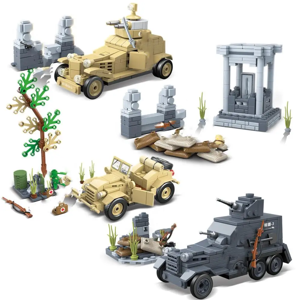 

Military Series M25 armored vehicle 95 mini off-road vehicle DIY Accessories Building Blocks Bricks Toys Gifts
