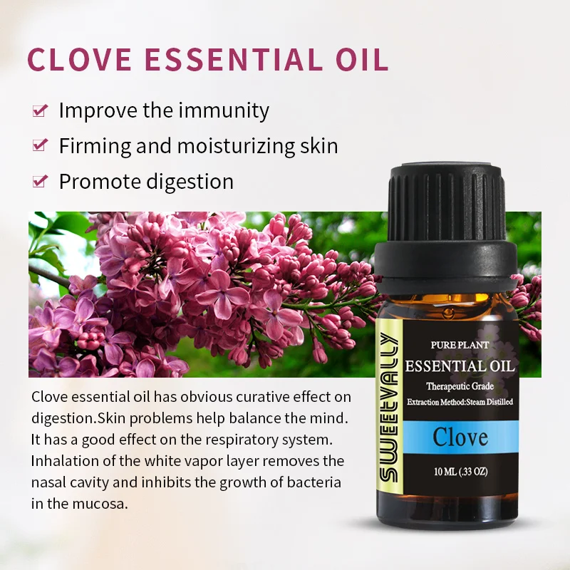 2 шт. эфирное масло гвоздика и тимьяна для ароматерапии |