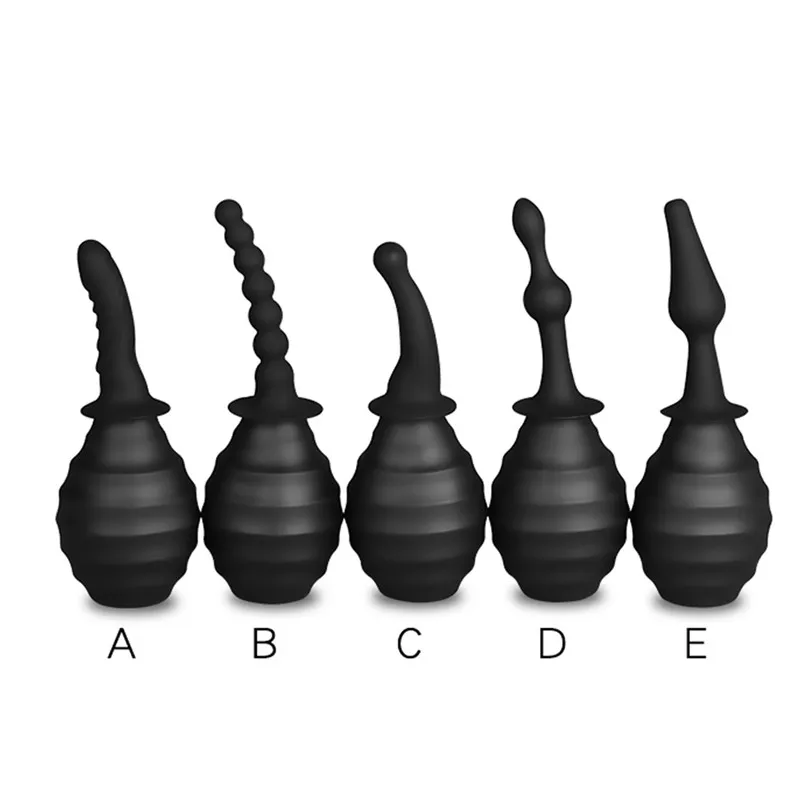 Силиконовая клизма Modun лампочка для мужчин и женщин интимная мойка прямая