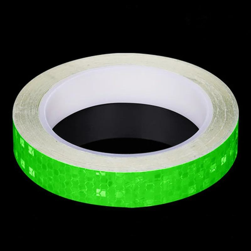 Светоотражающая клейкая лента предупреждающая цветная наклейки для кузова