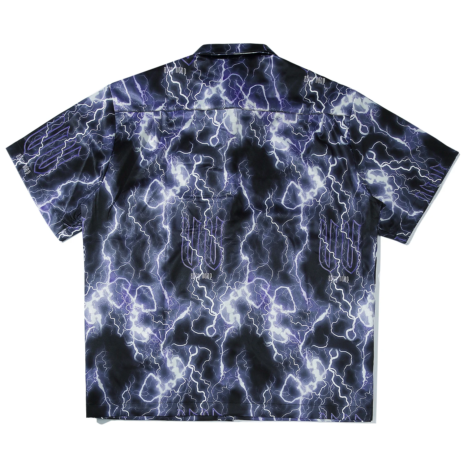 Мужская хлопковая рубашка с короткими рукавами Повседневная Свободная уличная в