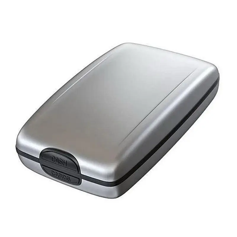 1PC Unisex Aluminum Bank Card Holder Blocking Hard Case Wallet Solid Credit Scanning Protect Women and Men | Багаж и сумки
