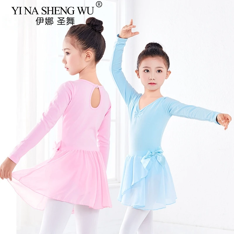 Летнее платье для девочек балетные гимнастические леотарды выступлений