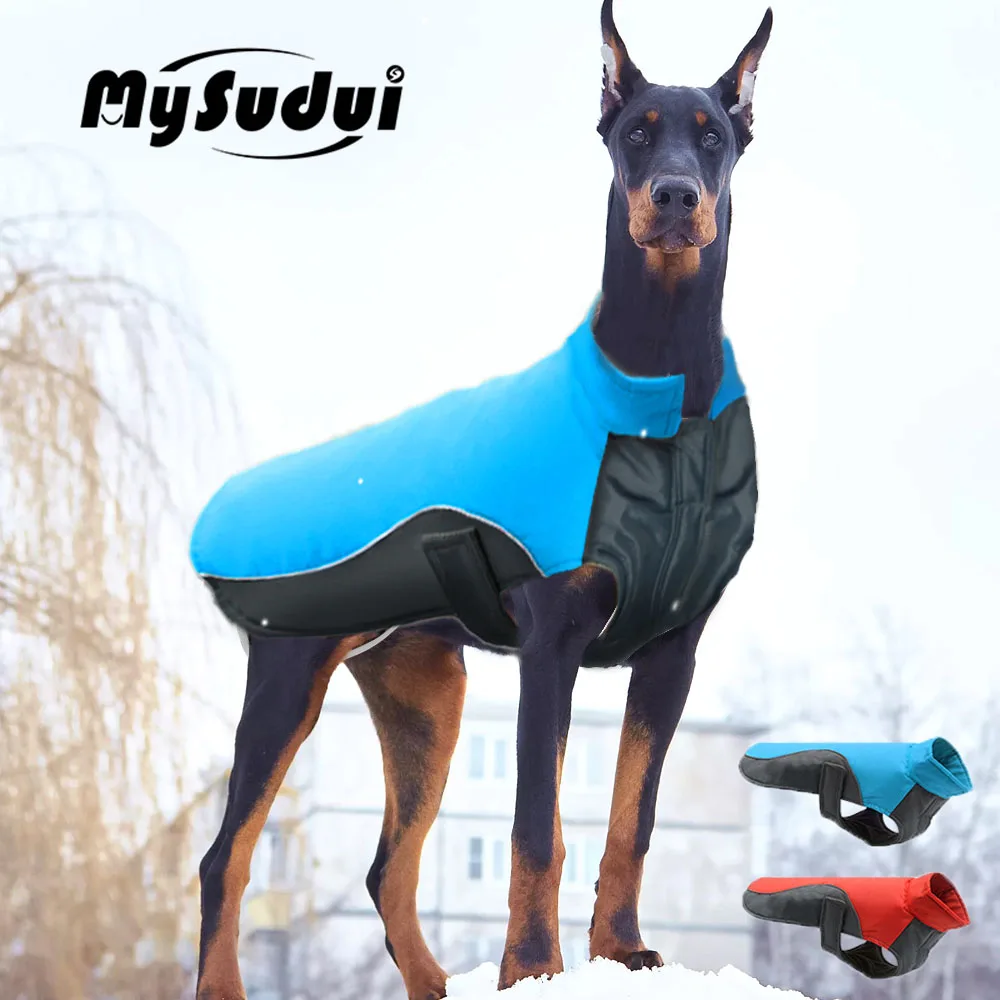 MySudui, одежда для маленьких и больших собак, зимняя, водонепроницаемая, для чихуахуа, бульдога, модная, одежда для собак, зимнее пальто, теплое, Ropa Perro