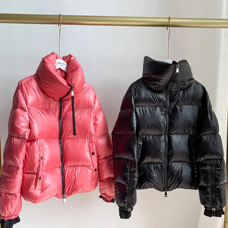 2020 New 90% White Duck Down Jacket For Women Short Bread Coat Thicken Warm Female Filled Feather Parkas Snow Overcoat | Женская одежда