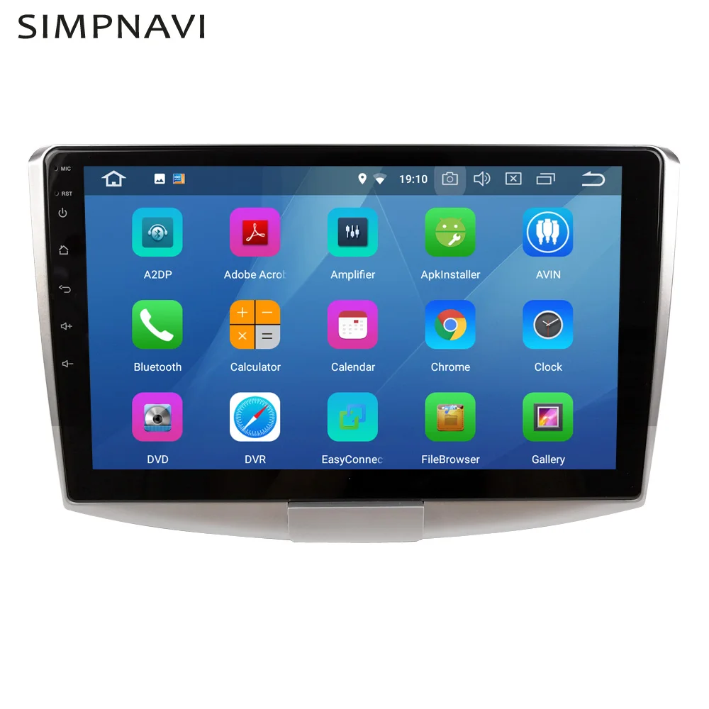 10 1 &quotAndroid автомобильный мультимедийный Navi система для Volkswagen VW Passat B6 B7 CC 2006 2014