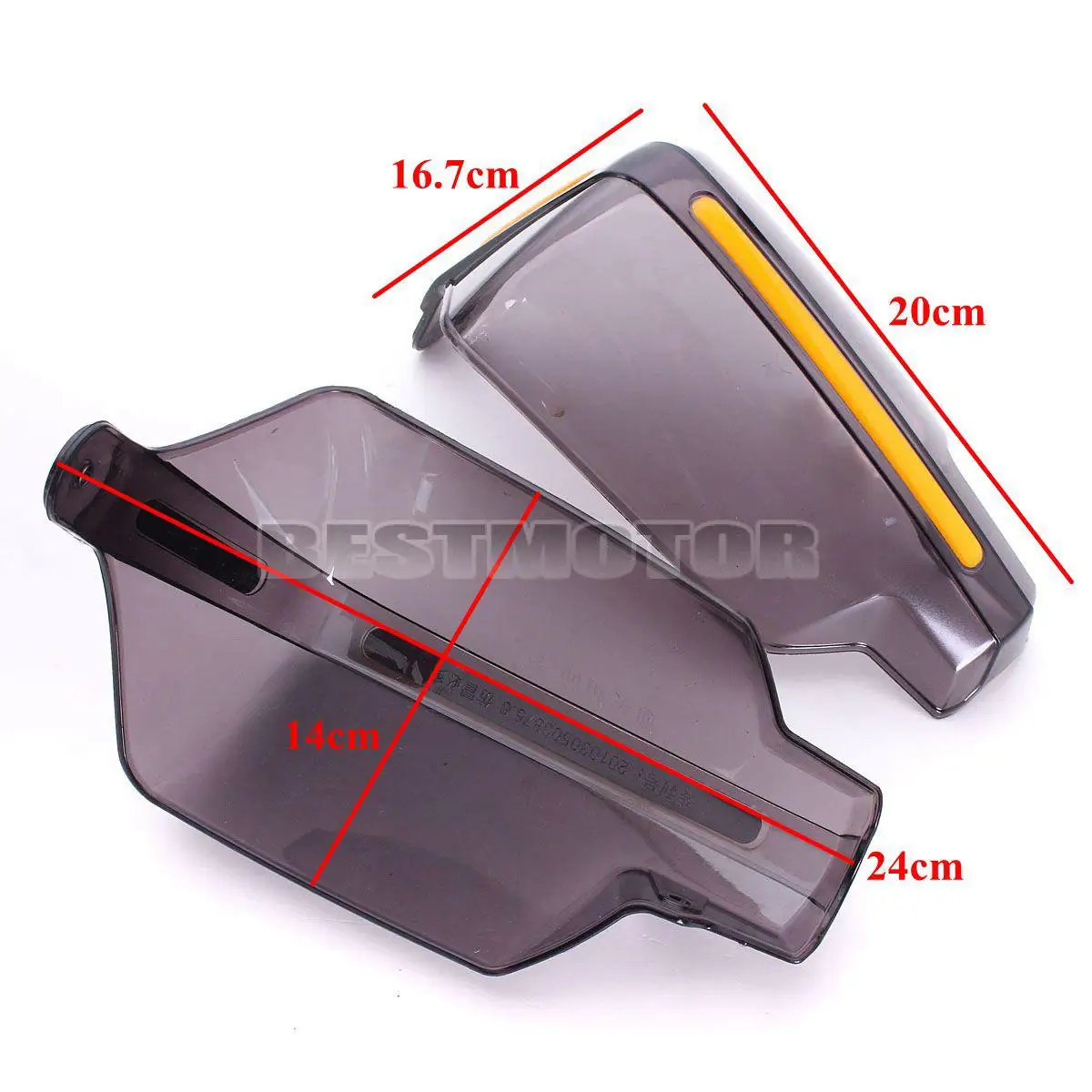 

2X Motorcycle Hand Guard Handle Protector Shield Motorbike Motocross Scooter Windproof Handlebar HandGuards Protection Motobike
