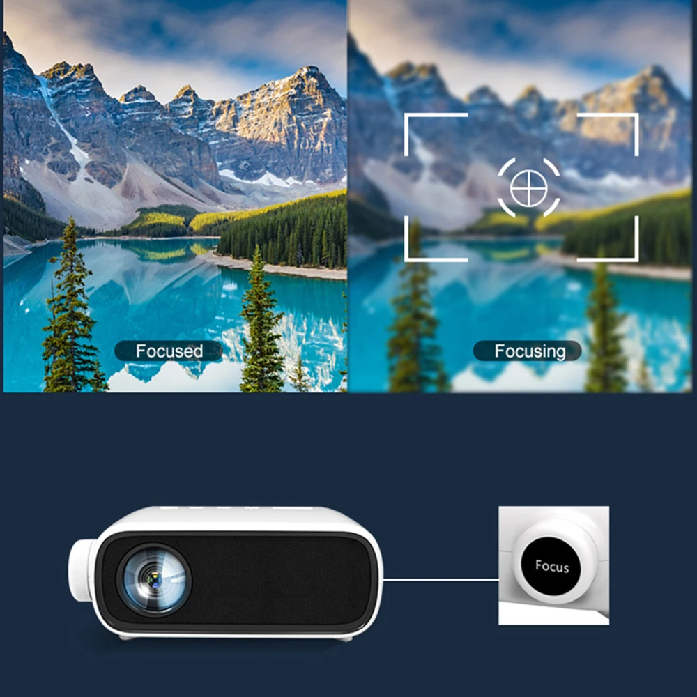 LED Mini Projector 480*272 Pixels LCD with HDMI/USB/AV/Audio Interface Portable Projection Game Home Media Player | Компьютеры и офис