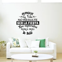 kililaya spanish celebilty quote wall sticker home living room wall decals