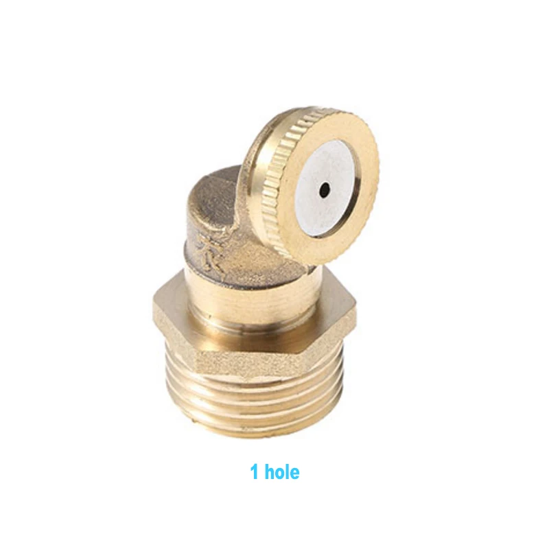 1 4 отверстия регулируемый латунный распылитель садовые разбрызгиватели для