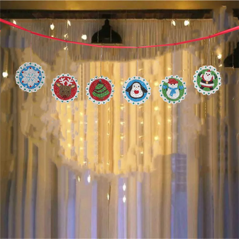 

6 шт., подвеска в виде искусственной елки