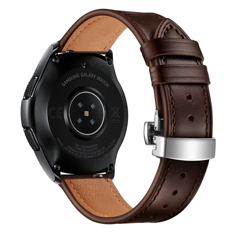 Браслет для часов Samsung Galaxy Watch Active 2 44 мм, ремешок из натуральной кожи 20 мм, ремешок Correa Active2 40 мм.