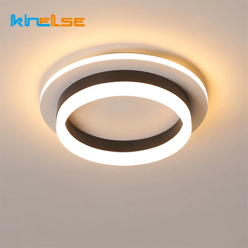 Современные светодиодные потолочные лампы для спальни прикроватный коридор балкон поверхностное