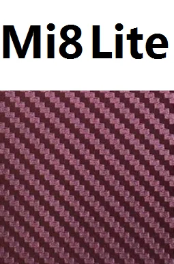 Наклейка для телефона s для Xiaomi mi 8 SE градиентная цветная 3D пленка из углеродного волокна наклейка для Xiaomi mi 8 Lite mi 8 mi 8SE защита для задней панели - Цвет: Mi 8 Lite- copper