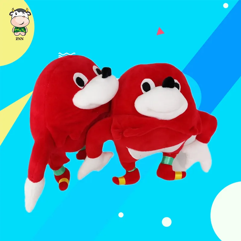 

Уганда Knuckles Kawaii Stitch Plushie аниме плюшевые милые игрушки для девочек и мальчиков детские игрушки