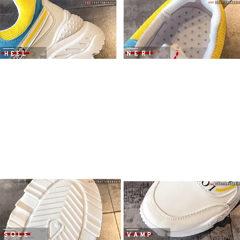 

Casual Increase Heighten 6CM Platform Dad Shoes Women Plus Size 35-42 PU Leather Vulcanized Shoes Fashion Lace-up Letters Flats