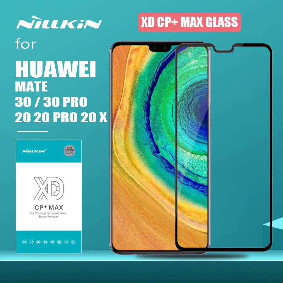 Защитное стекло Nillkin XD CP + Max закаленное 3d с полным покрытием для Huawei Mate 30 Pro 20 X